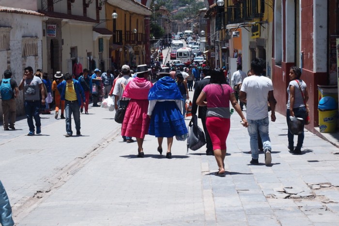 Peru - Pedestrian only street, Ayacucho