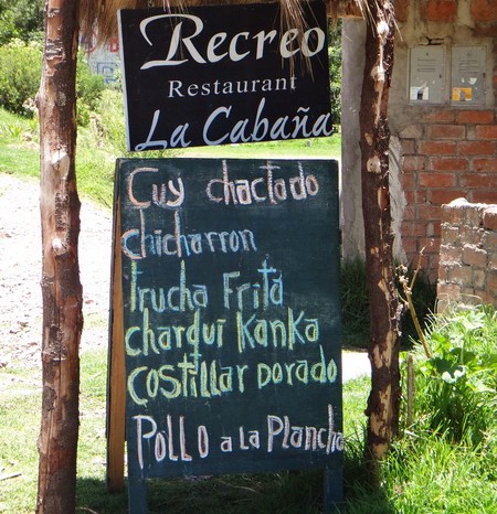 Peru - We stopped at Restaurant La Cabana for lunch