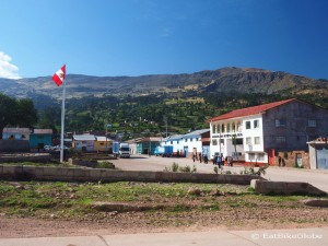 We watched as the local residents of Uripa sang the National Anthem and raised the Peruvian Flag