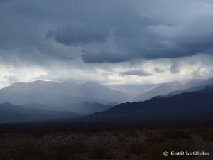 We drove through a thunderstorm along Ruta 33 on our way to Cafayate
