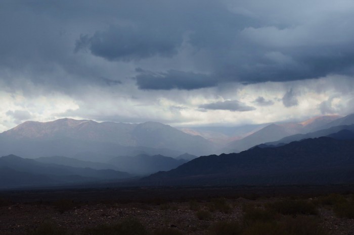 Argentina - We drove through a thunderstorm along Ruta 33 on our way to Cafayate