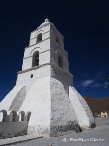 The lovely white church at Sabaya