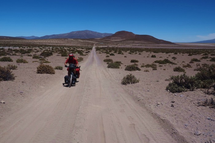 Bolivia - The road was generally ride-able from Sabaya to Salar de Coipasa 
