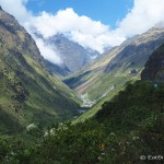 Beautiful views on the descent from La Cumbre, on our way to Bolivia's "Death Road"