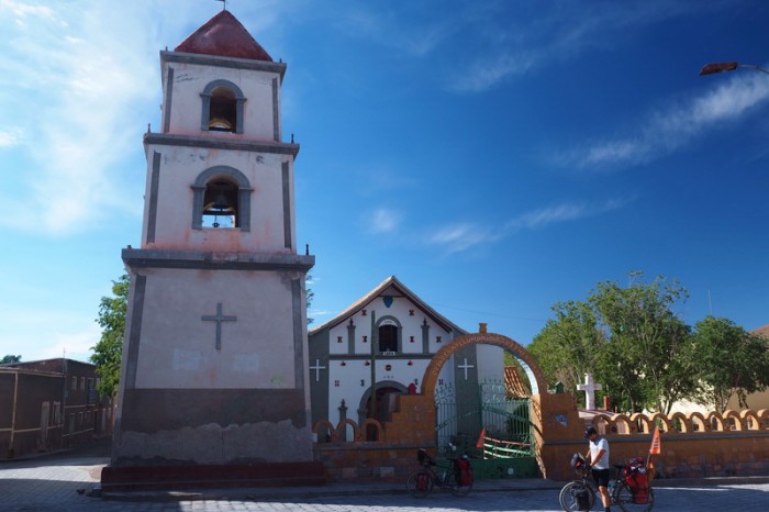 Bolivia - The cute church at Llica