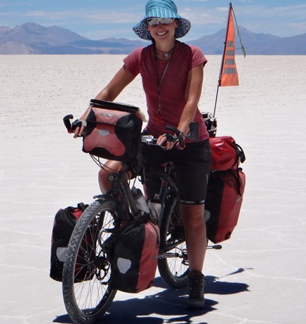 Bolivia - Cycling Salar de Uyuni - we bought wide brimmed hats for the sun