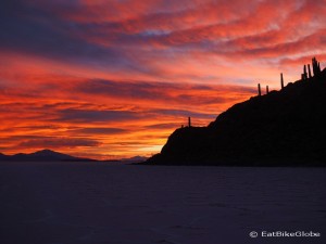 Sunset, Isla Incahuasi