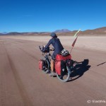 Day 1 of the Laguna Route: Cycling on Salar de Chiquana