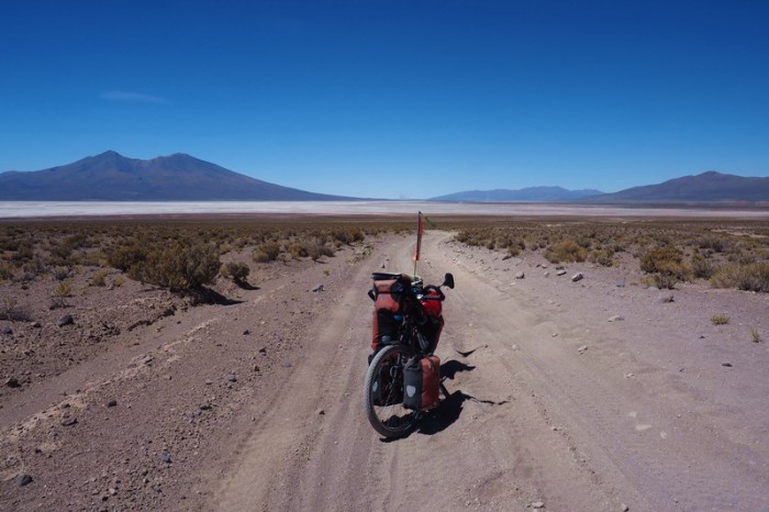 Bolivia - Day 1 of the Laguna Route: The 10km climb is sandy, rocky and technical