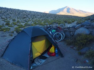 Day 1 of the Laguna Route: Our campsite