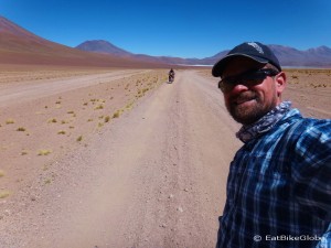 Day 3 of the Laguna Route: Cycling towards Hotel del Desierto - the road was still good here