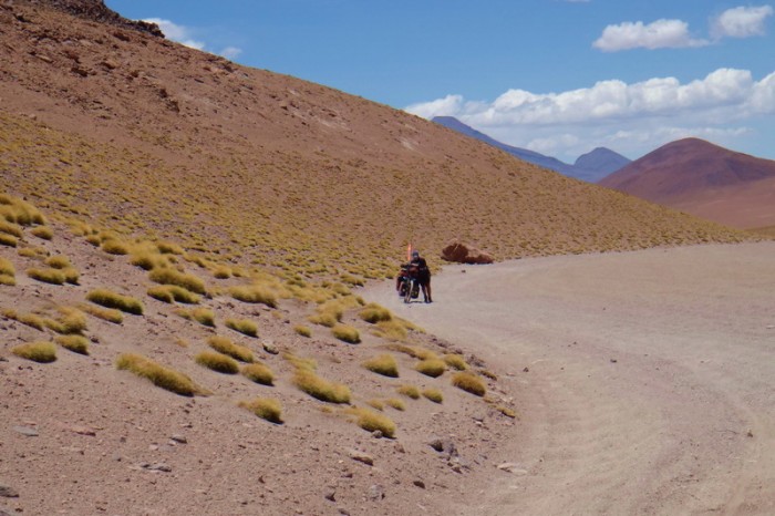 Bolivia - Day 3 of the Laguna Route: The road gradually started to disintegrate into deep sand