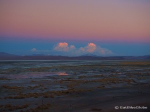 Day 6 of the Laguna Route: Sunset over Laguna de Chalviri