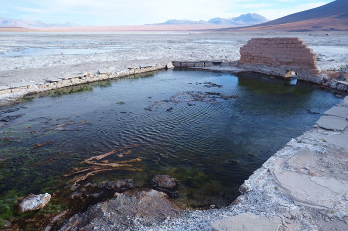 Bolivia - Day 7 of the Laguna Route: We explored Laguna Blanca and found some abandoned hot springs