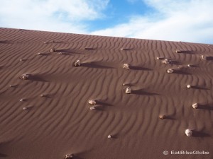 Sand dunes, Valle de la Luna, near San Pedro de Atacama