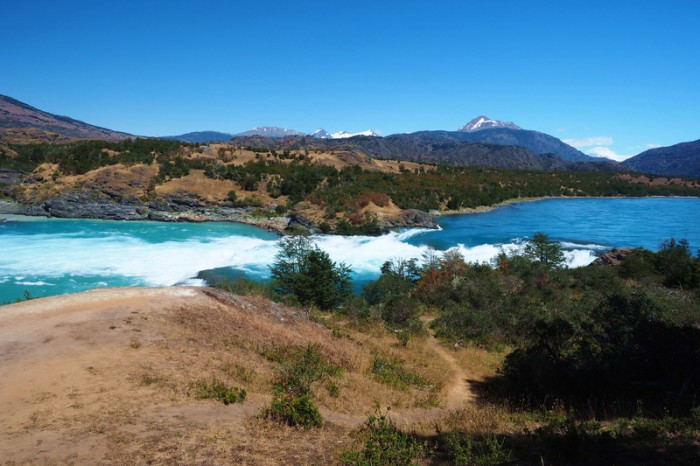 Chile - The confluence of the Rivers Baker and Neff - wonderful to see! 